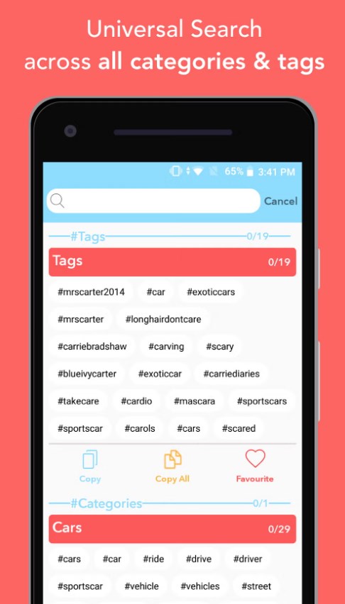 Hashtags - for likes for Insta Скриншот 2