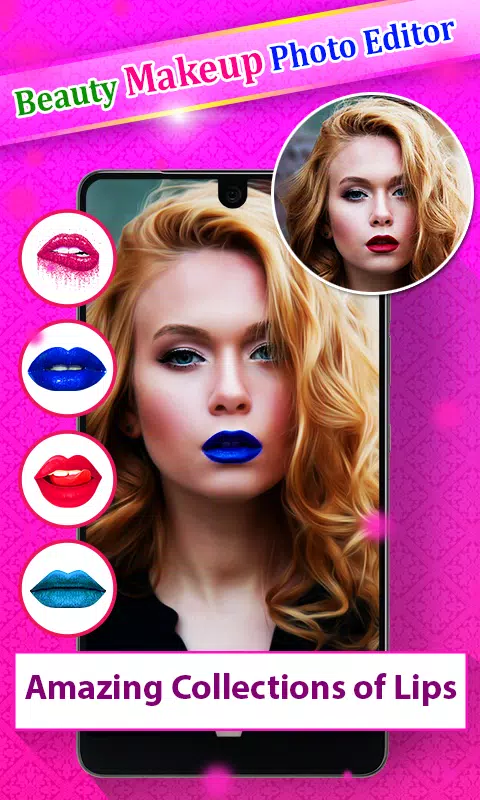 Girls Beauty Makeup Editor Capture d'écran 4