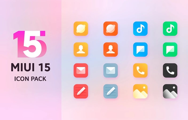 Mi15 Icon Pack Capture d'écran 3