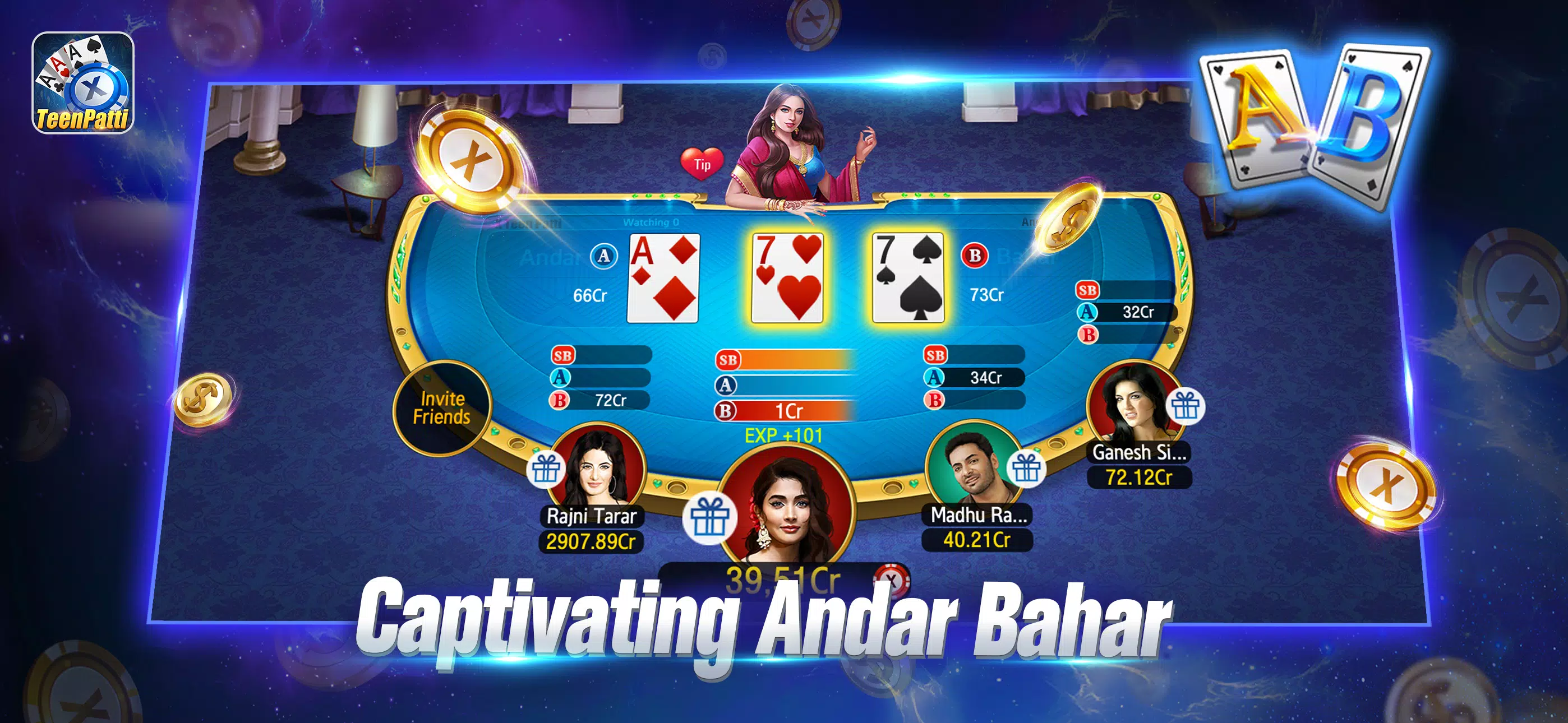 X Teen Patti Capture d'écran 4