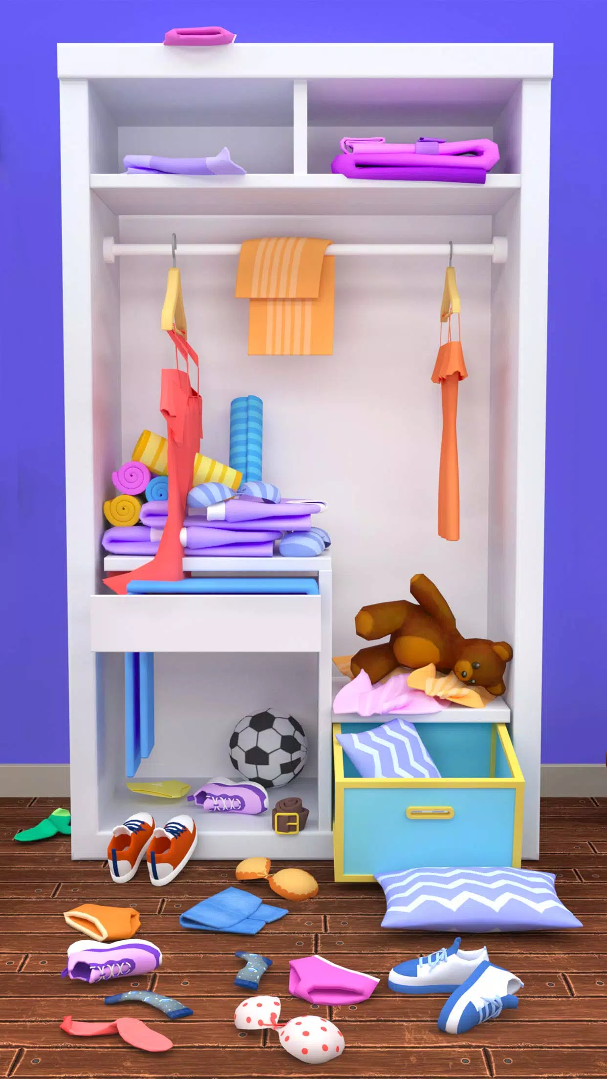 Fill the Closet: Organize Game Скриншот 1