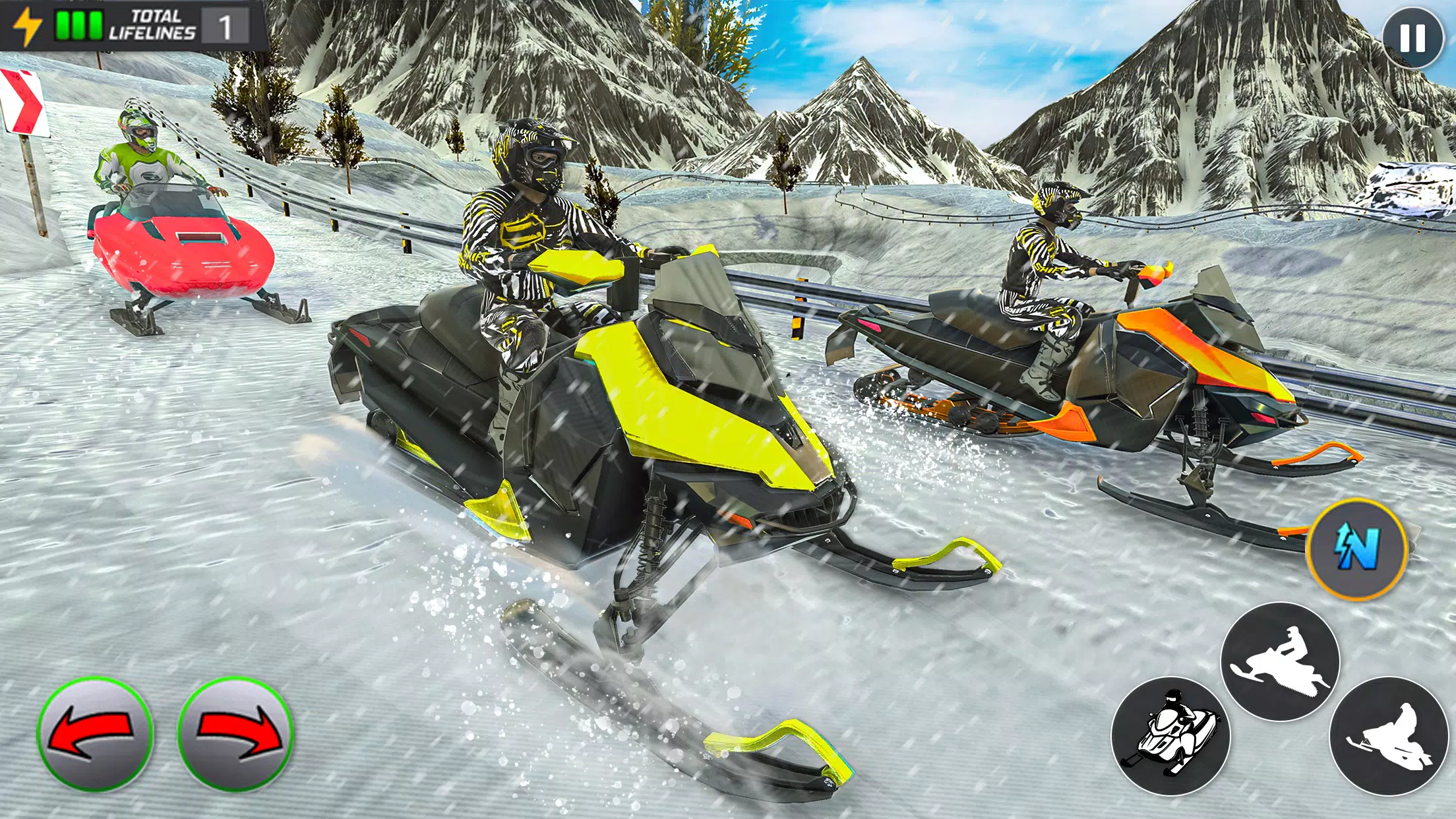 Crazy Skills Snowcross Games Скриншот 4