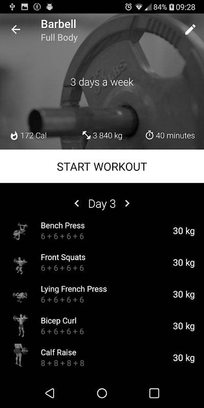 Barbell Home Workout スクリーンショット 2