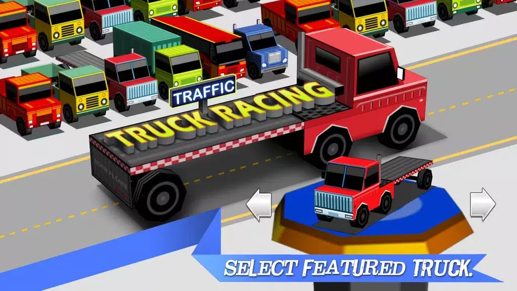 Truck Traffic Racing3D Captura de pantalla 1