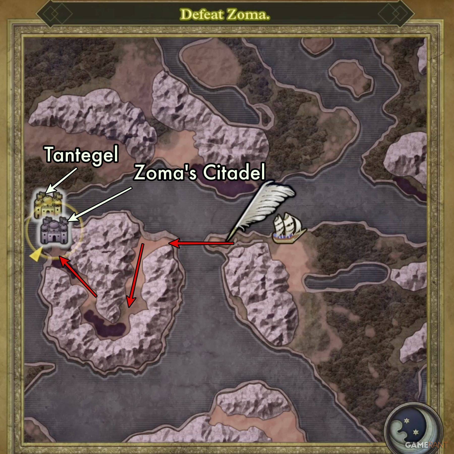 Reaching Zoma's Citadel