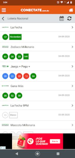 Conectate Loterías应用截图第1张