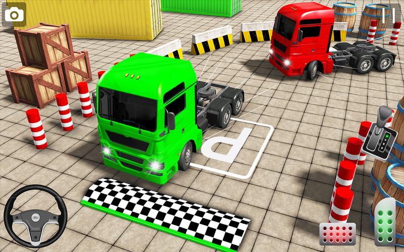 Real Euro Truck Parking Games Скриншот 2