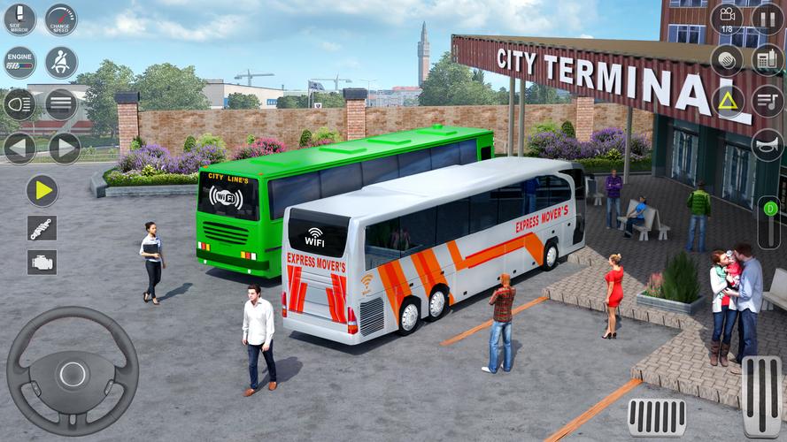 Modern Bus Transport Game 3D 스크린샷 4