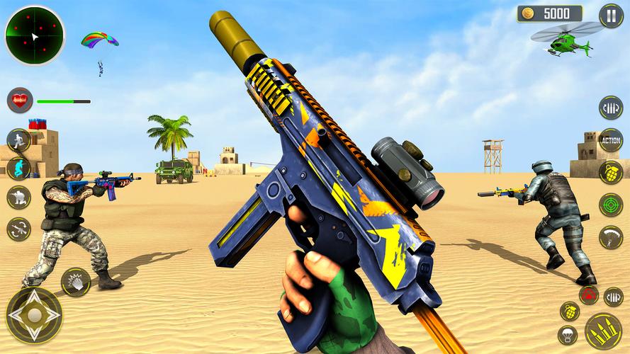 FPS Shooting game 3d gun game 스크린샷 4