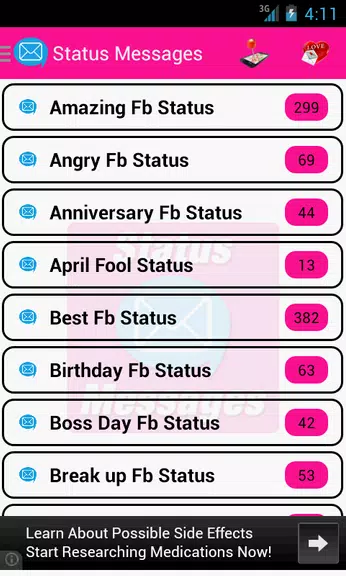 Status Messages スクリーンショット 1