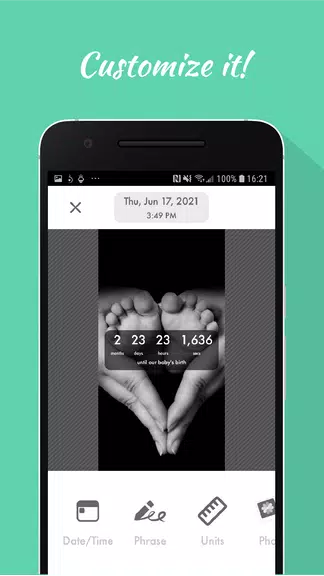 Baby Countdown Widget 스크린샷 2