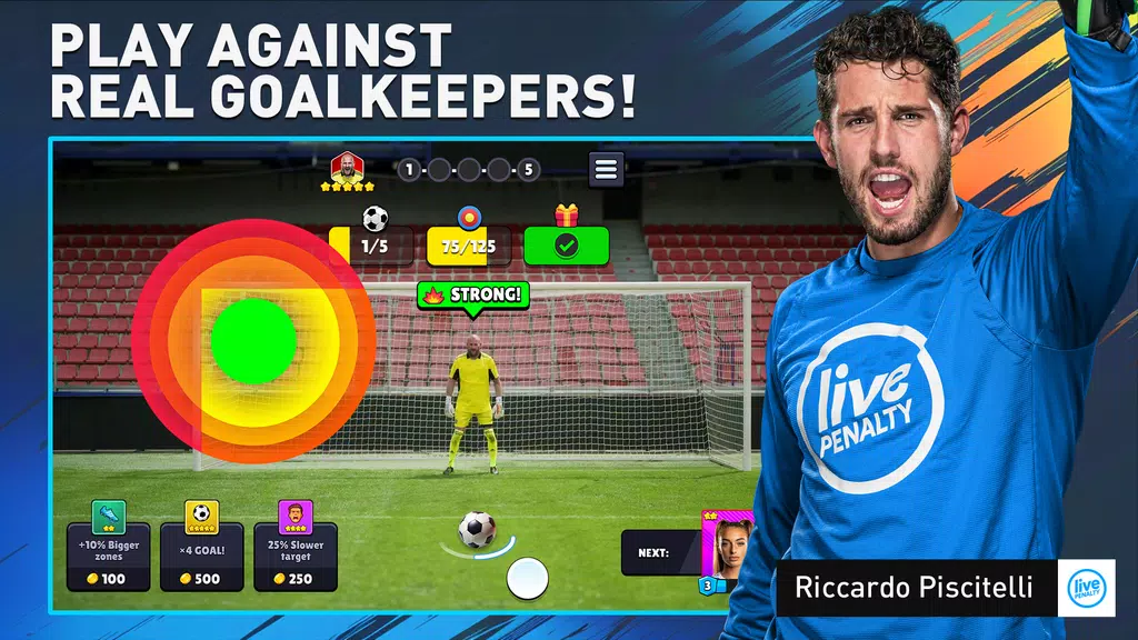 Soccer Penalty: Live Goalie Capture d'écran 1