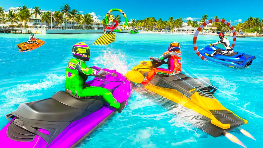 Jet Ski Racing Simulator Games Screenshot 2