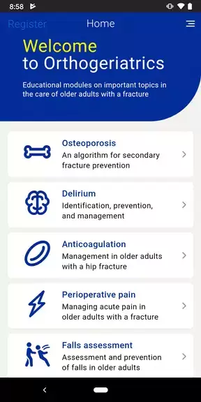 AOTrauma Orthogeriatrics Captura de tela 2