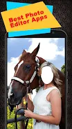 Horse With Girl Photo Suit Screenshot 4