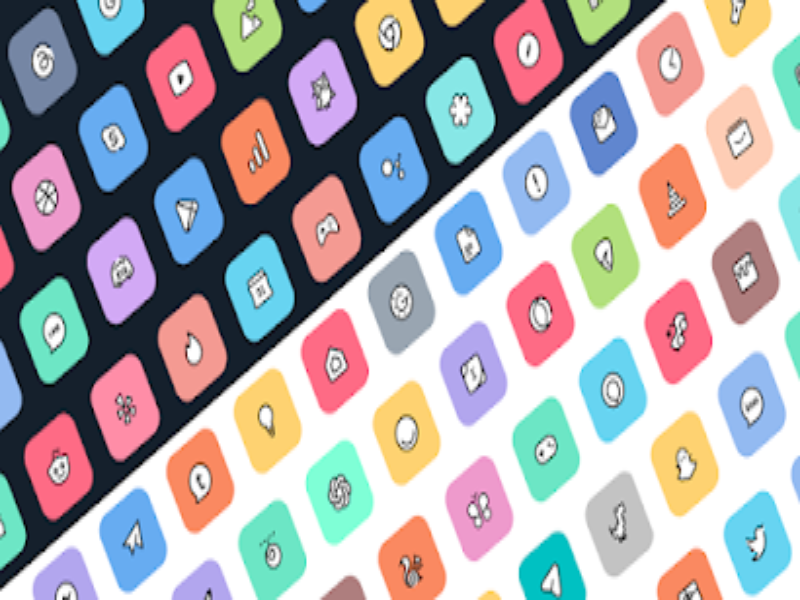 Crayon Adaptive IconPack Captura de tela 4