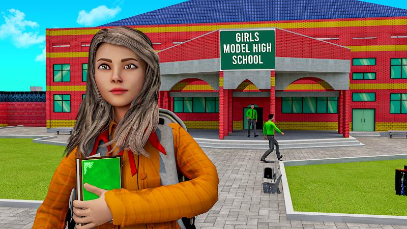 High School Girl Life Sim Game 스크린샷 3