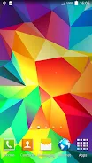 Crystal S5 3D Live Wallpaper 스크린샷 1