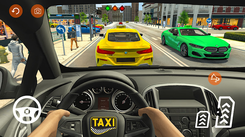 Grand Taxi simulator 3D game Captura de pantalla 4