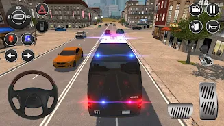 American Police Van Driving 스크린샷 1