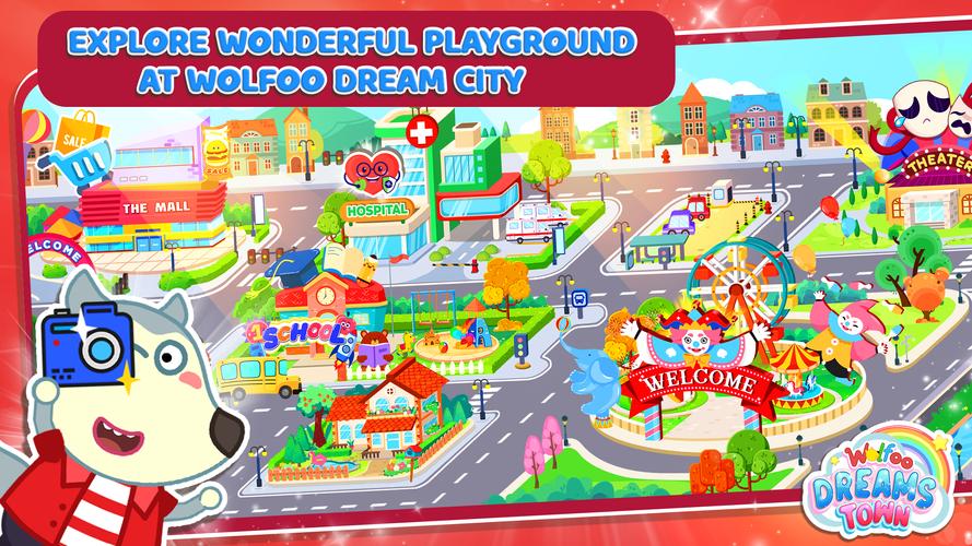 Wolfoo's Town: Dream City Game应用截图第1张