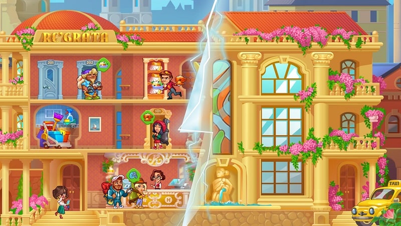 Grand Hotel Mania: Hotel jogo Captura de tela 4