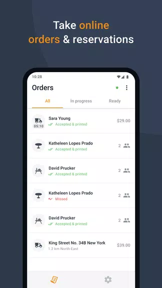 Restaurant Order-Taking App Captura de tela 1