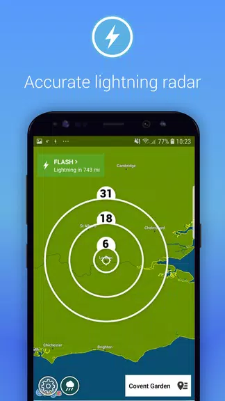 Lightning Alarm Weatherplaza Captura de tela 1