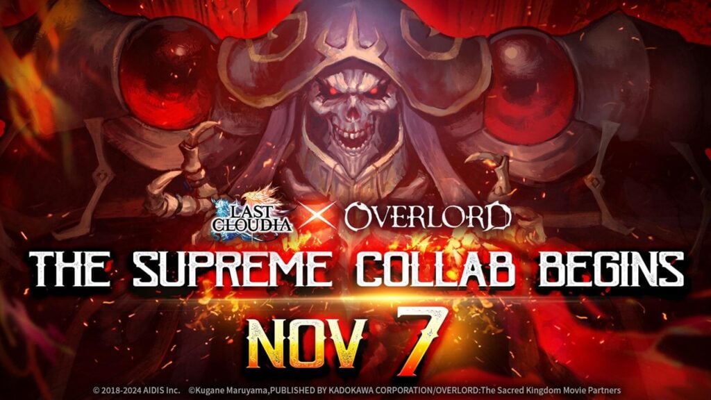 LAST CLOUDIA x Overlord Collaboration is Dropping Next Week!