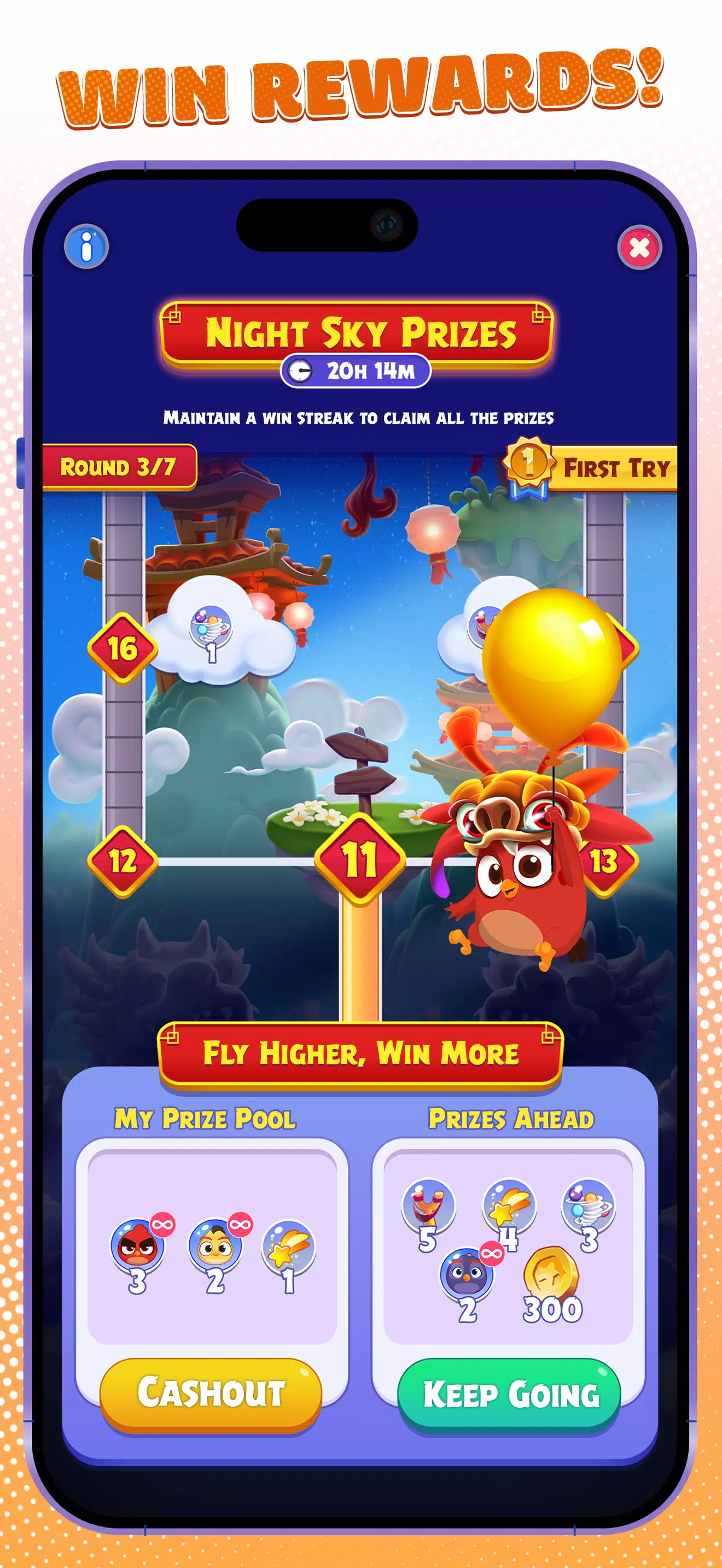 Angry Birds Dream Blast 스크린샷 4