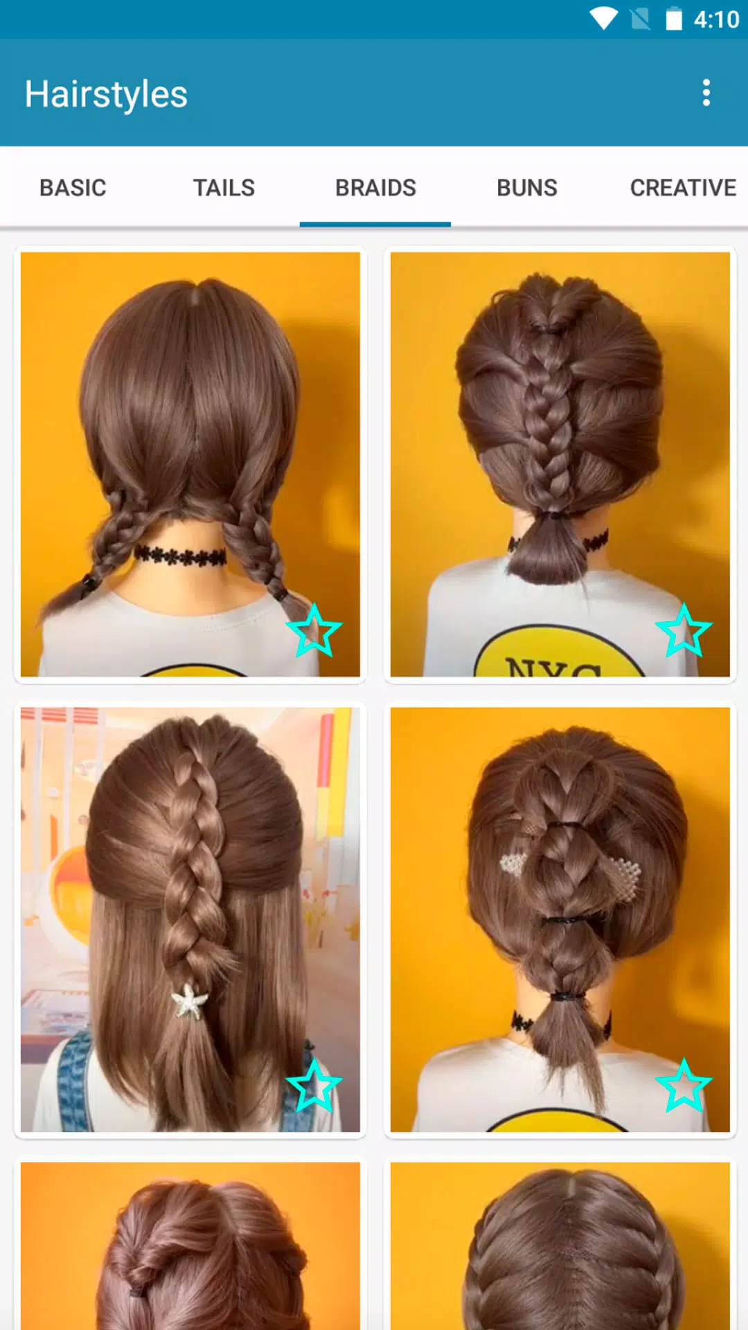 Hairstyles for short hair Screenshot 4