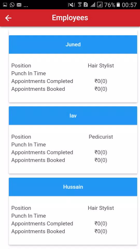 Be U Salons Partner App Screenshot 1