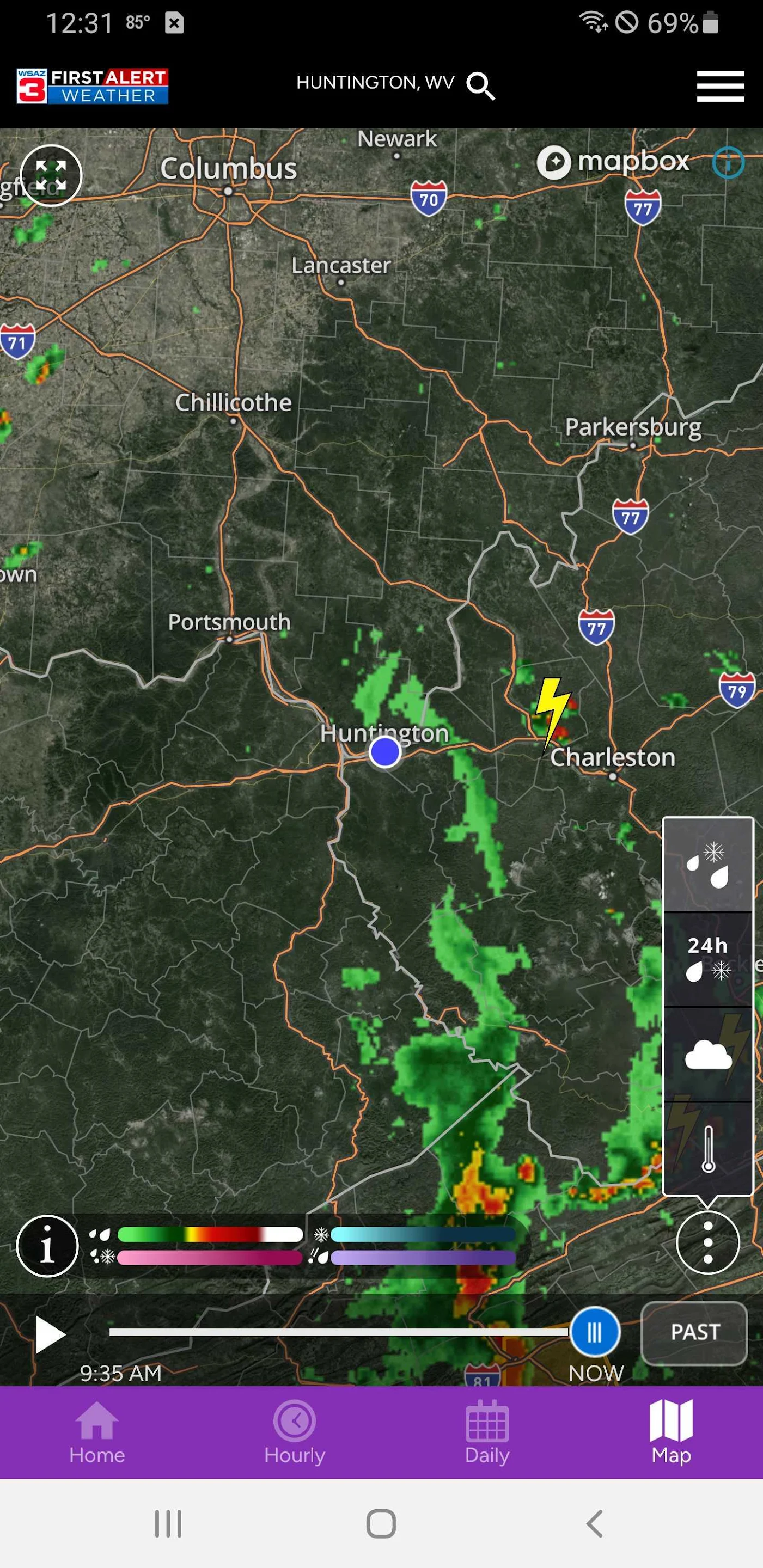 WSAZ First Alert Weather App Captura de tela 3