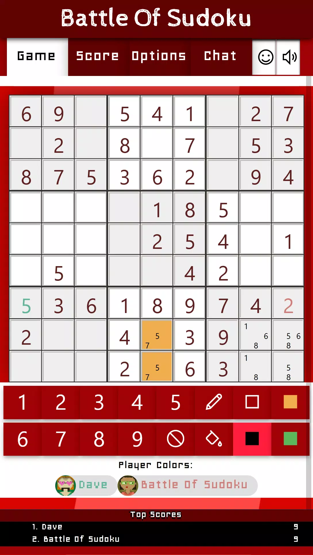 Battle Of Sudoku Скриншот 2