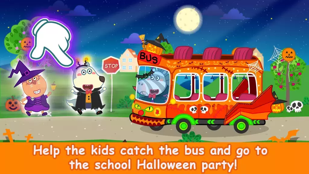 Wolfoo School Halloween Night应用截图第3张