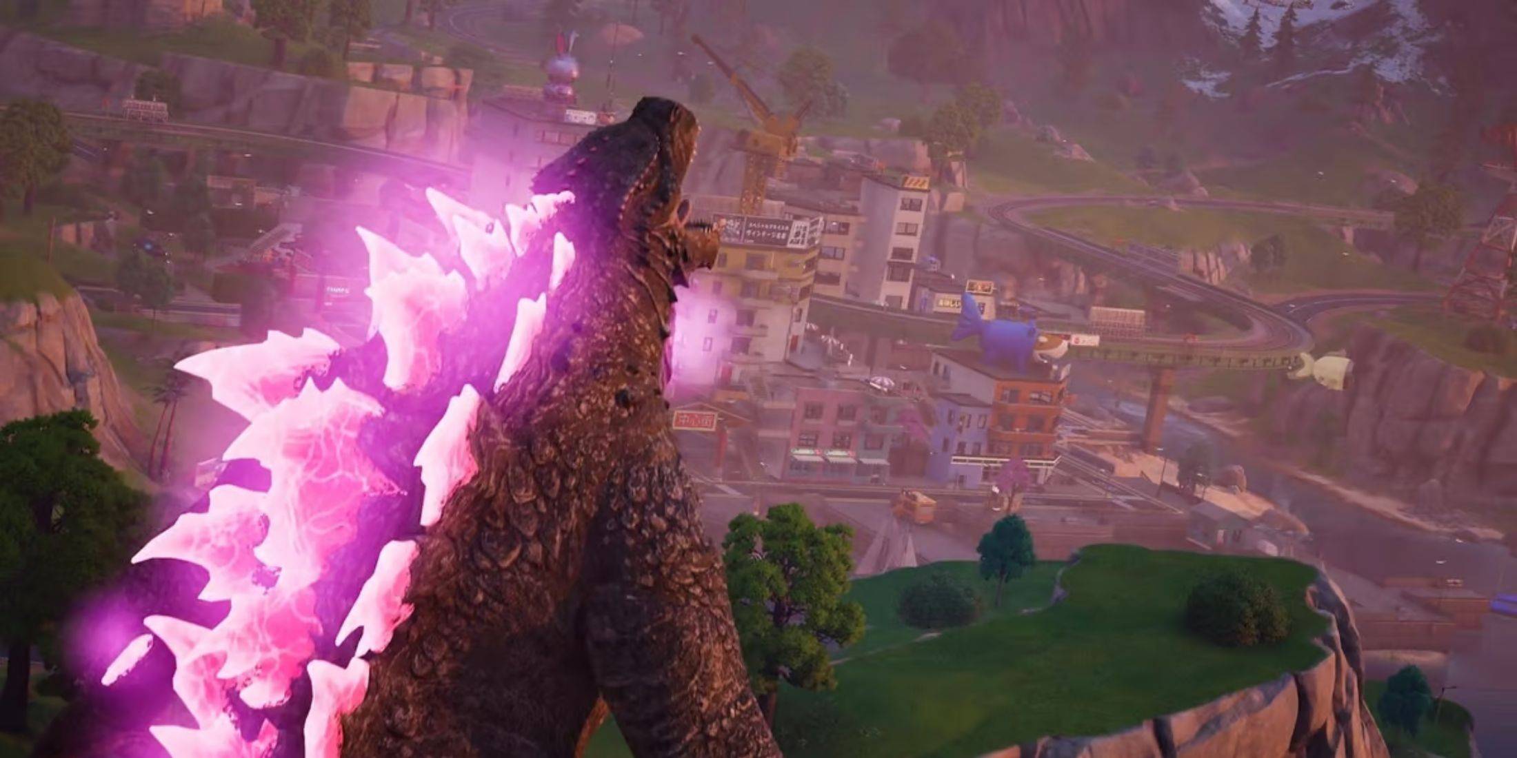 Fortnite Leaker revela habilidades míticas de Godzilla temprano