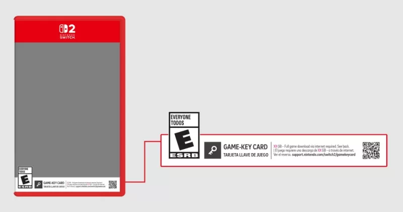 Nintendo Switch 2 Game Cards to Use Download Keys