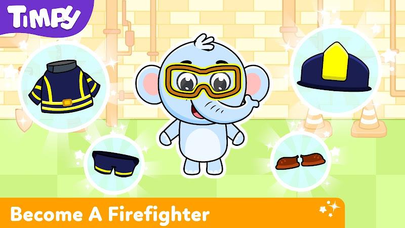 Timpy Kids Firefighter Games スクリーンショット 3