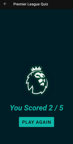 Premier League Quiz Screenshot 2