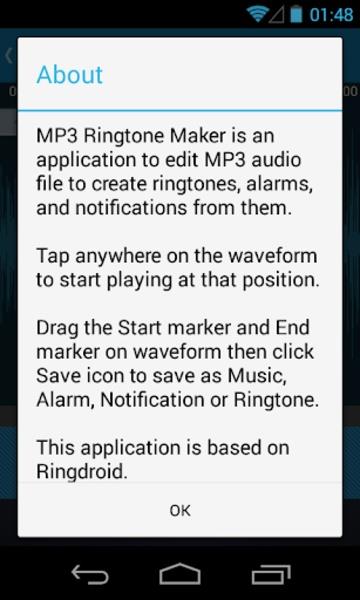 MP3 Ringtone Maker Screenshot 4