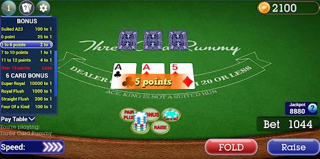 Vegas Three Card Rummy 스크린샷 4