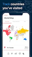 Pin Traveler: Trip, Travel Map應用截圖第2張