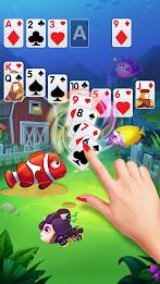 Solitaire Fish Klondike Card Captura de tela 3