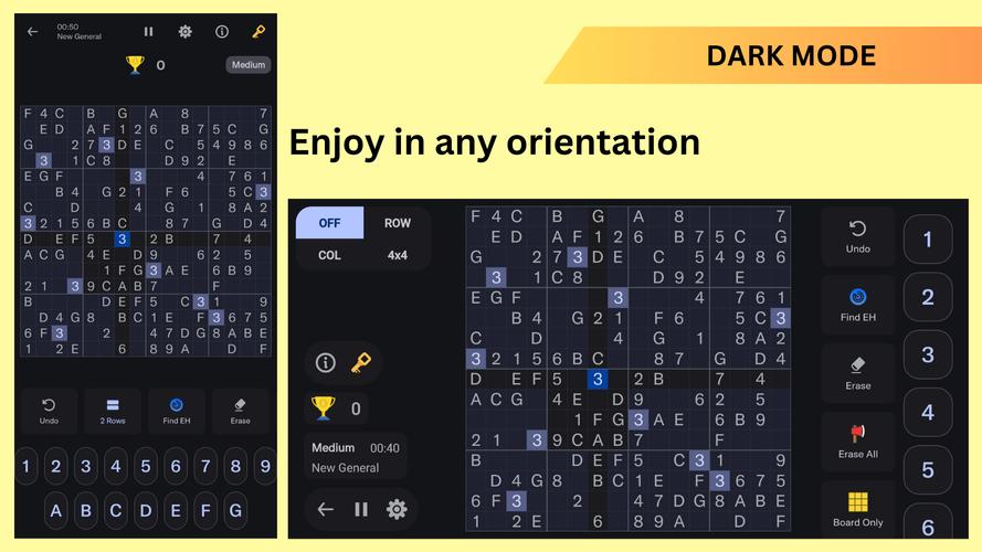 16x16 Giant Classic Sudoku Screenshot 2