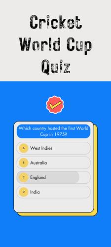 Cricket WorldCup: QuizMaster स्क्रीनशॉट 3
