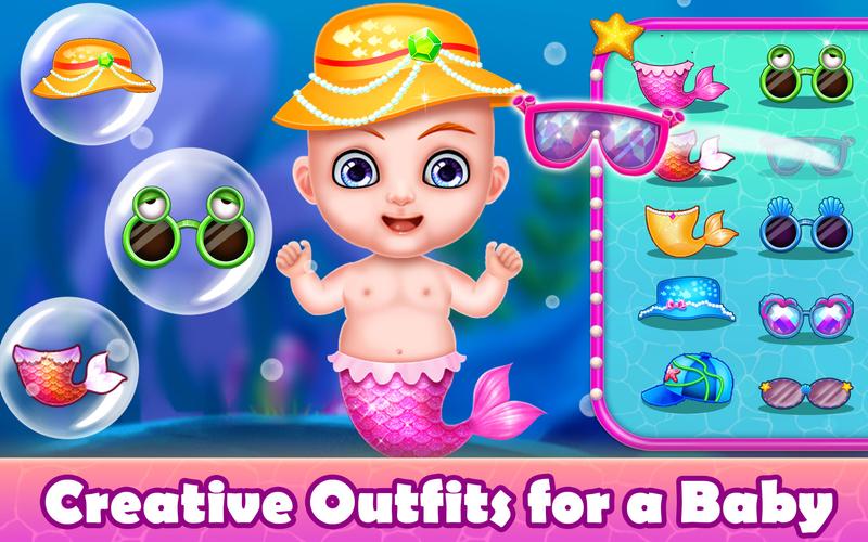 Mermaid Game: Newborn,Pregnant Screenshot 4