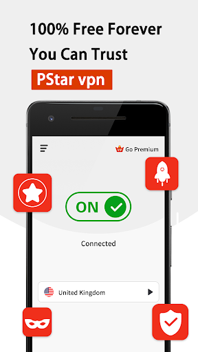 PStar VPN - Unlimited Fast Proxy スクリーンショット 1