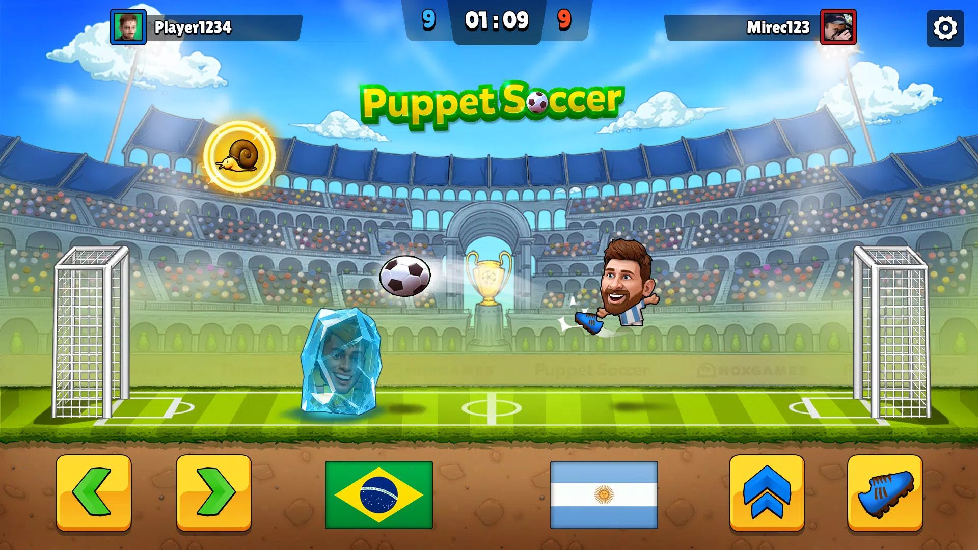 Puppet Soccer - Football Screenshot 1