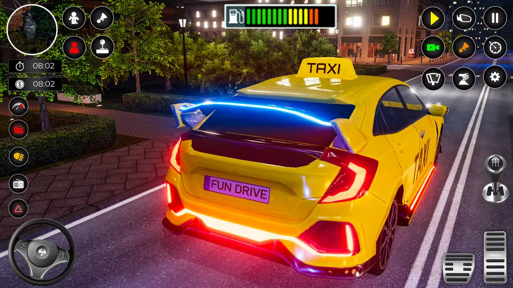 Crazy Car Driving: Taxi Games 스크린샷 2