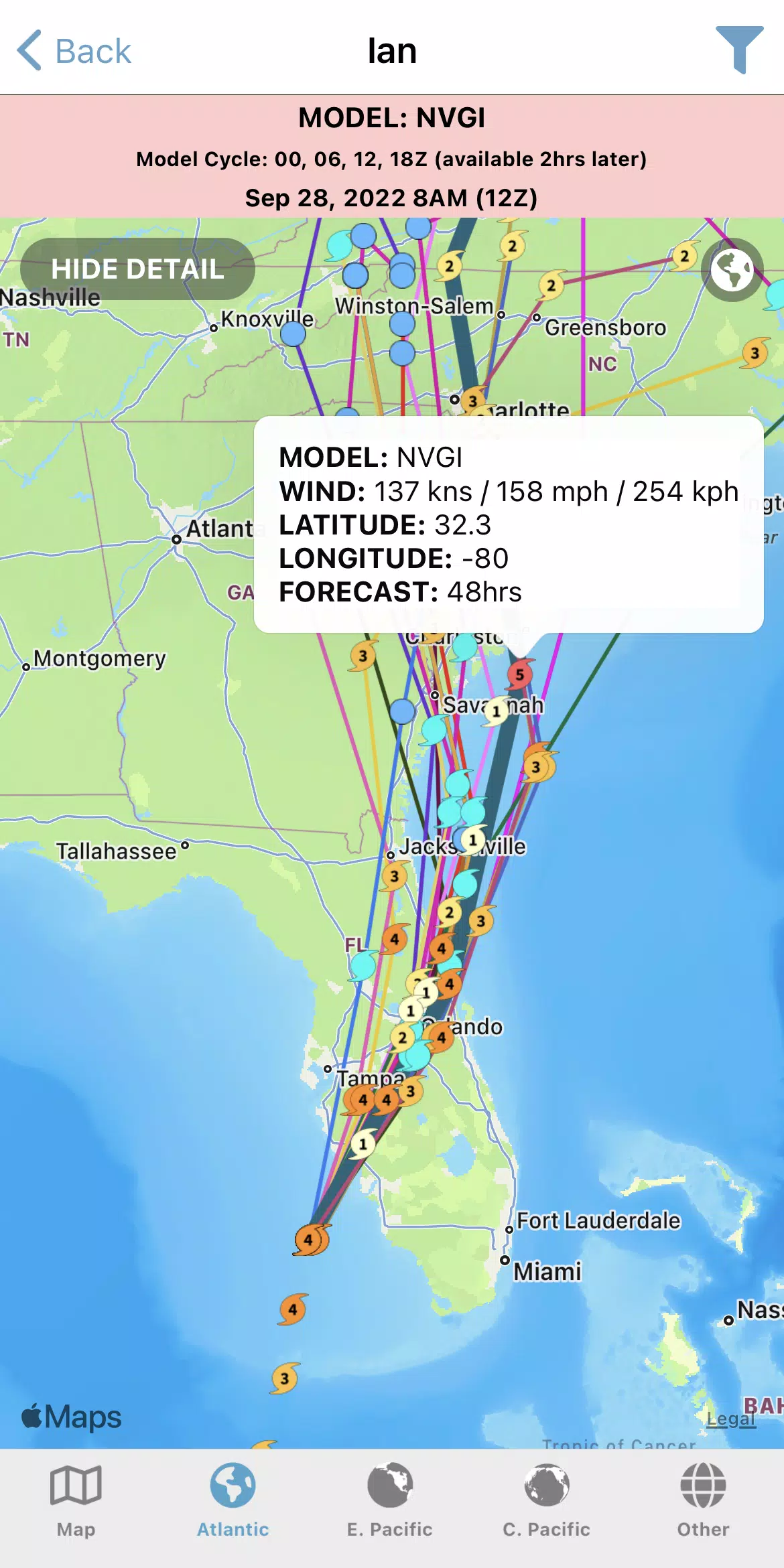 Tropical Hurricane Tracker Screenshot 4